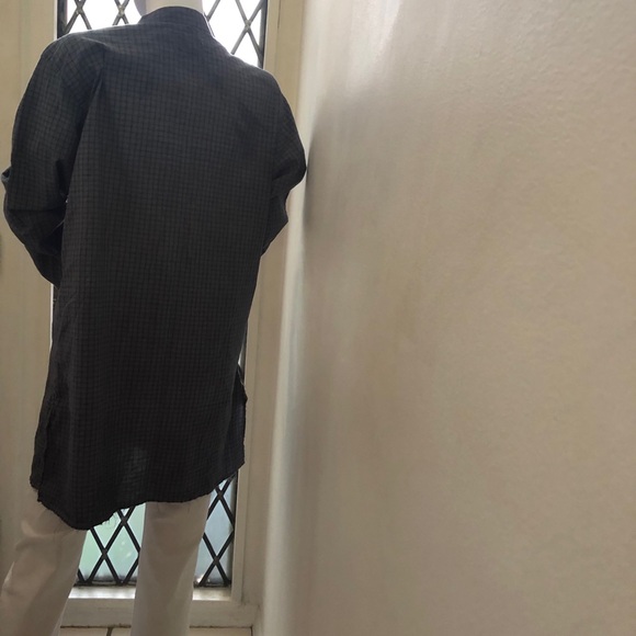 Unisex. Madras Kurta. - Picture 3 of 7